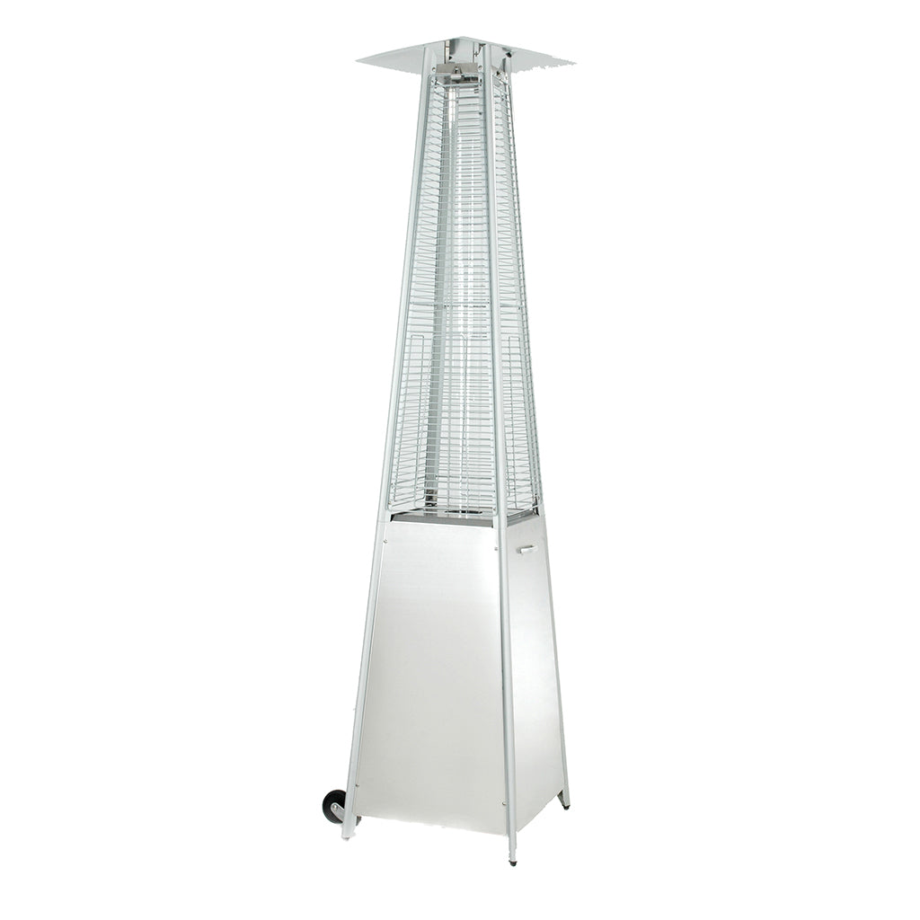 Glass Tube Patio Heater - Stainless Steel